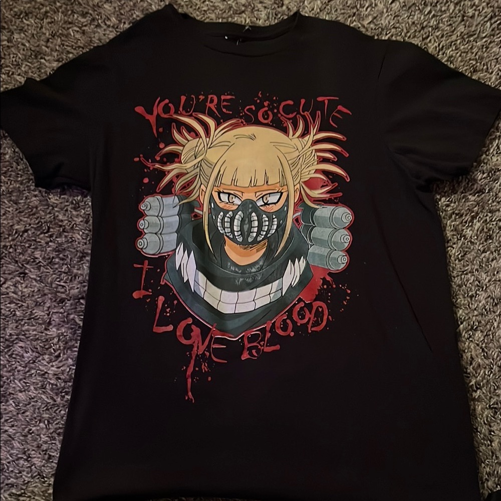 Black Graphic Toga Himiko Shirt
